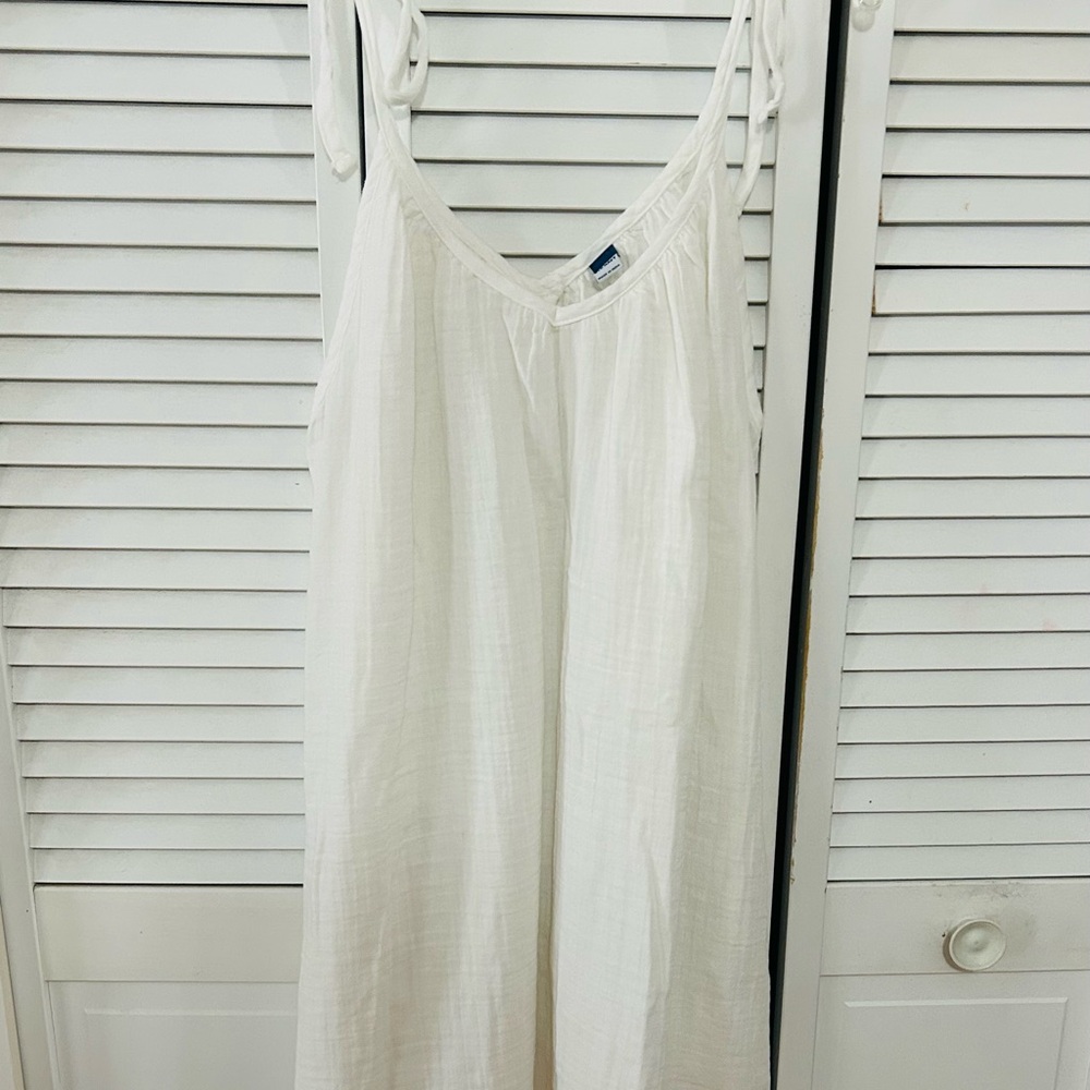 NWT Old Navy White Sleeveless Mini Dress